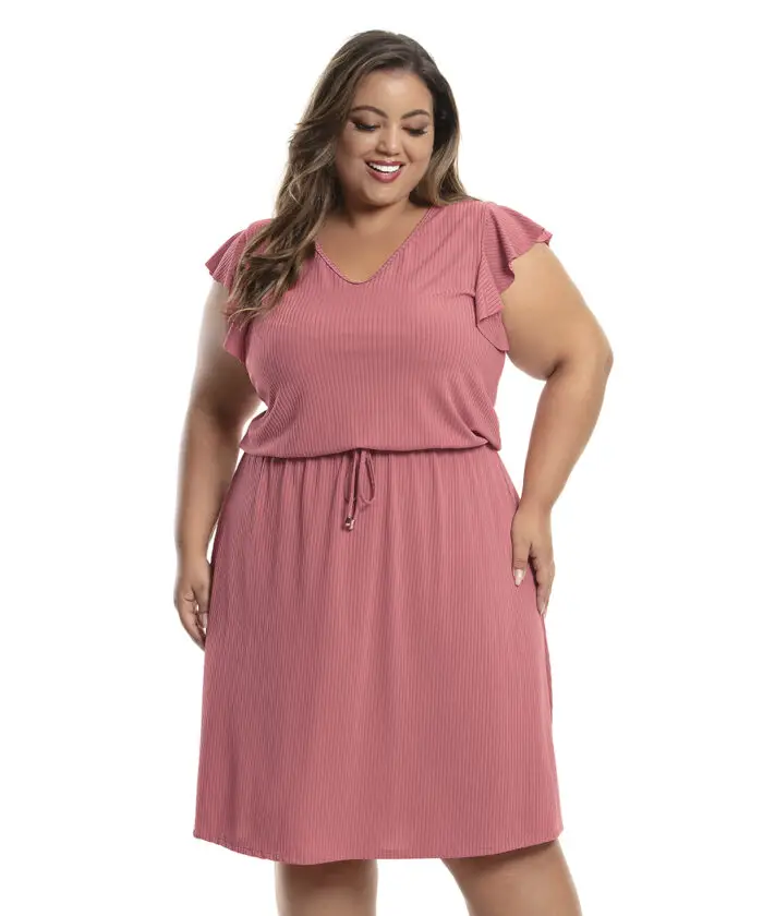 Vestido Rosê Plus Size