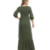 Vestido Verde Longo Casual