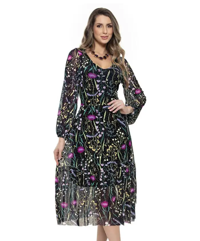 Vestido De Festa Em Tule