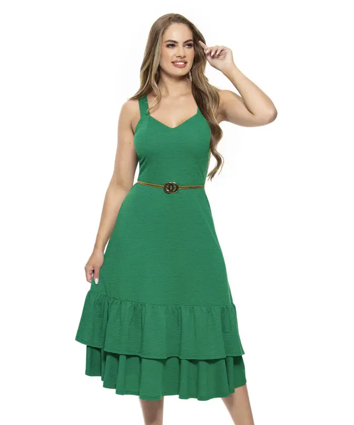 Vestido Verde De Alcinha