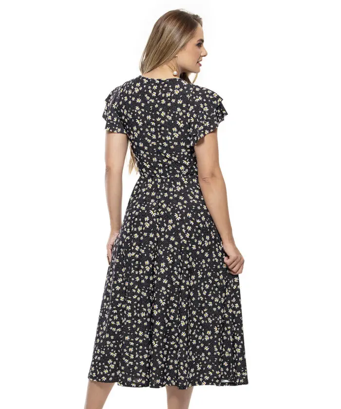 Vestido Midi Floral