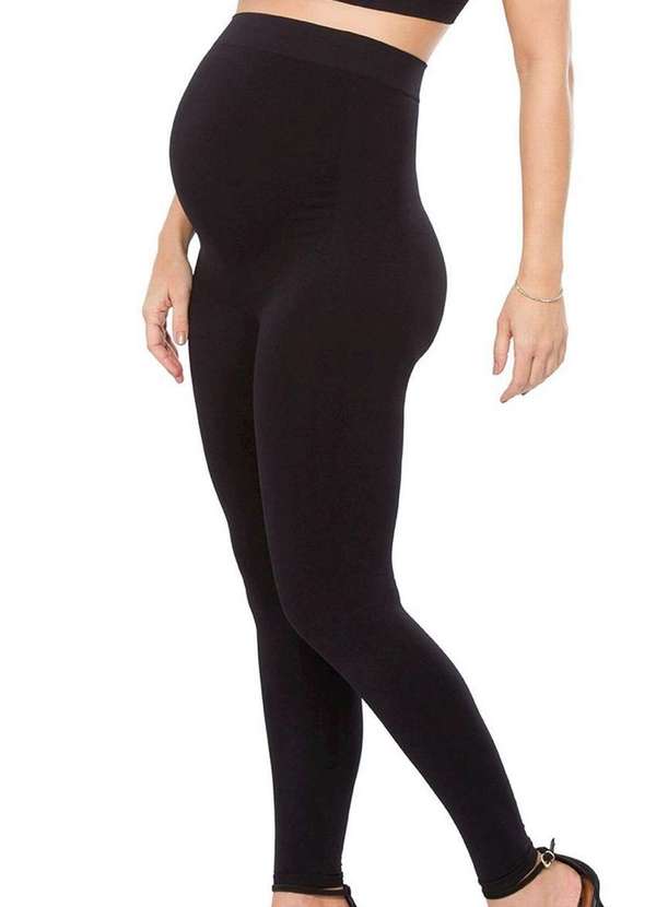 Moda Gestante: O Guia Definitivo Da Moda Para Maternidade Legging Gestante Plie 50044 35-Preto