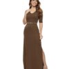 Vestido Longo Com Fenda