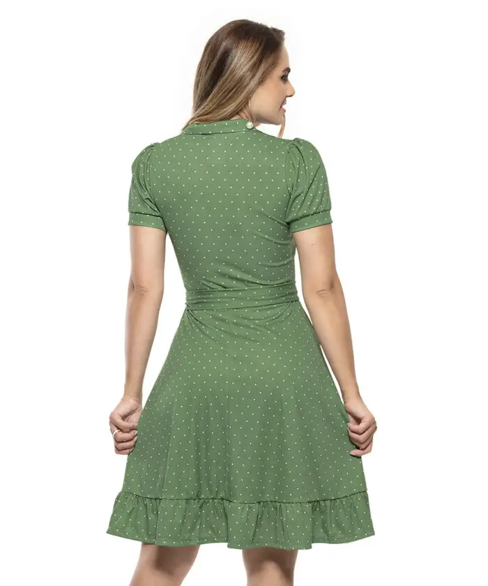 Vestido Verde Midi Soltinho