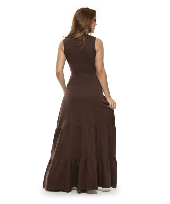 Vestido Longo Marrom