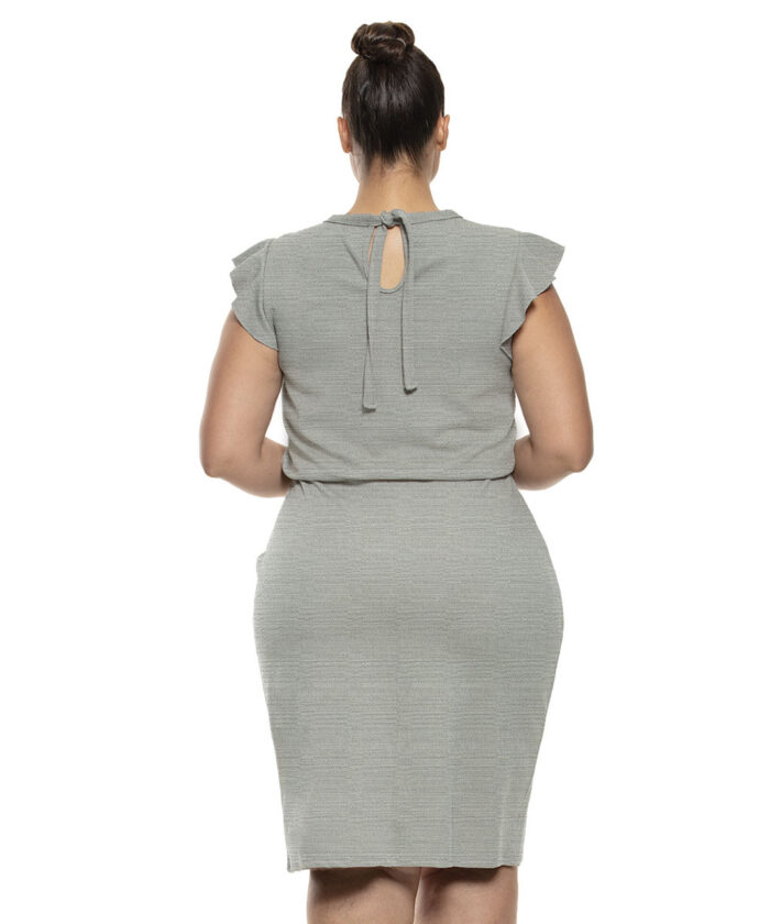 Vestido Plus Size Mescla