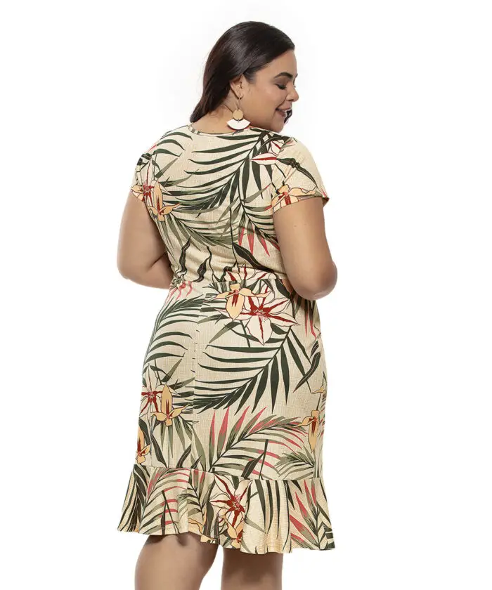 Vestido Plus Size Floral