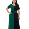 Vestido Plus Size Max Bicolor