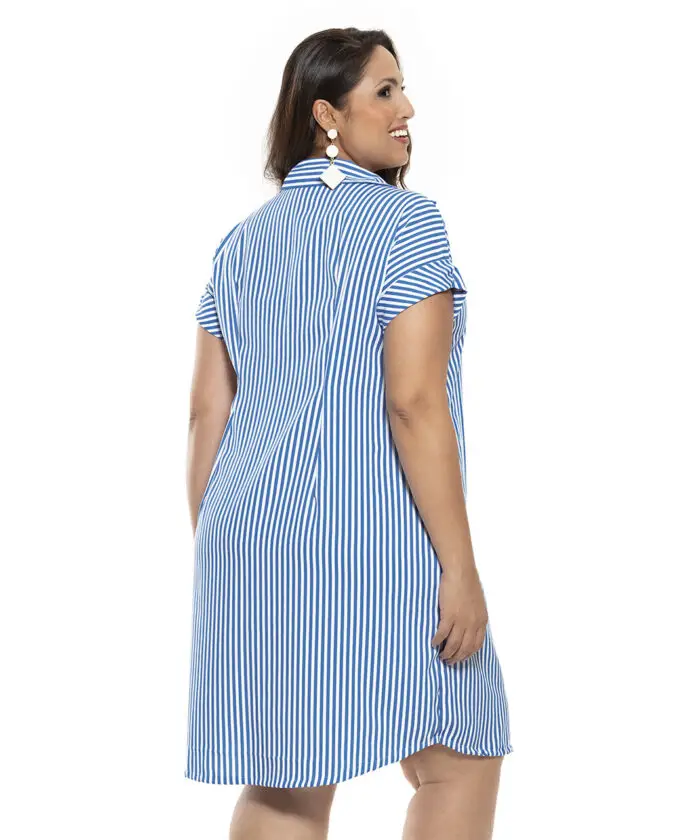 Vestido Plus Size Tricoline