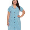 Vestido Plus Size Tricoline