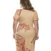 Vestido Midi Plus Size Floral