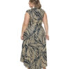 Vestido Plus Size Midi Floral