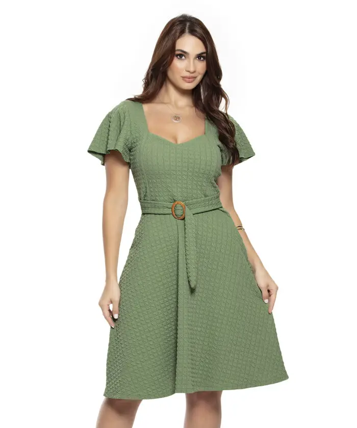 Vestido Alfaiataria Verde