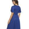Vestido Rodado Midi Poá