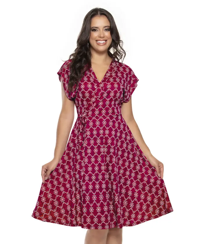 Vestido Midi Soltinho Com Amarração