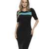 Vestido Casual Feminino Canelado
