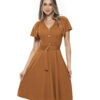 Vestido Alfaiataria Terracota