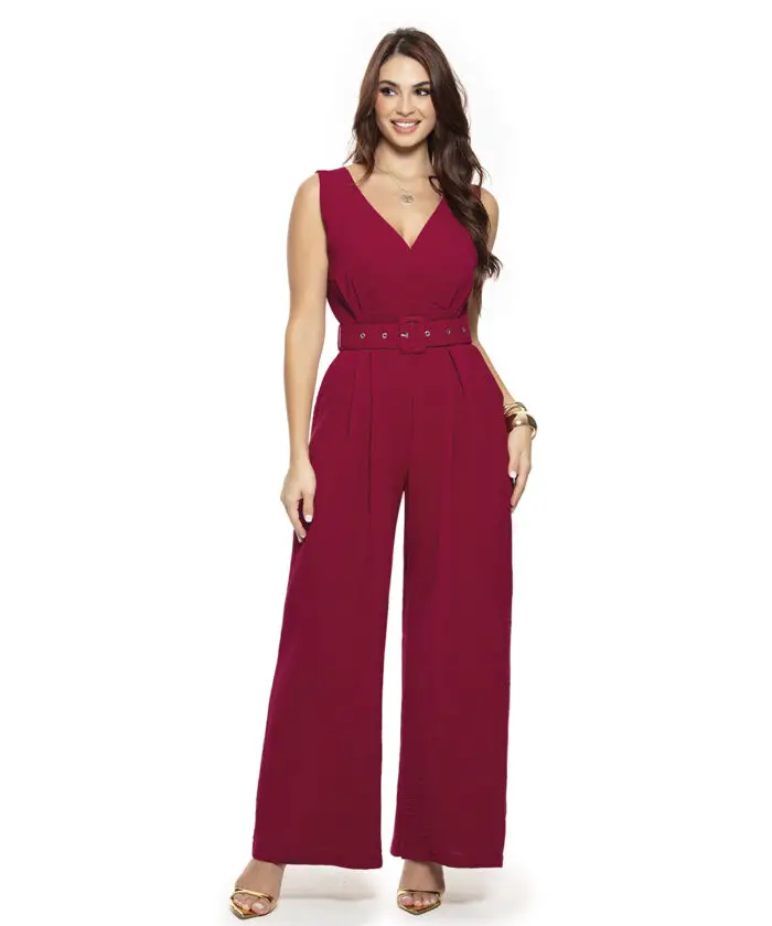 Macacão Feminino Longo Pantalona
