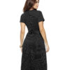 Vestido Social Feminino Listrado