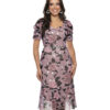 Vestido Tule Floral
