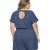 Macacão Feminino Plus Size Cotton