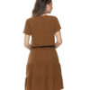 Vestido Soltinho Midi Marrom