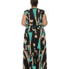 Vestido Longo Plus Size Com Babado