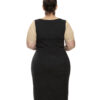 Vestido Plus Size Bicolor