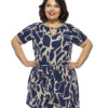 Macacão Feminino Plus Size Estampado