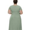Vestido Plus Size Verde Oliva