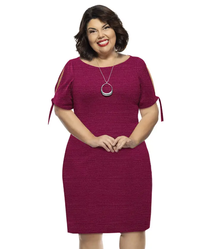 Vestido Plus Size Reto