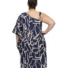 Vestido Plus Size Ombro Único