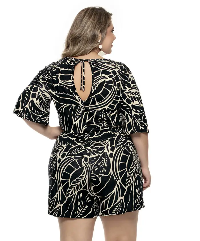 Macacão Plus Size Viscose