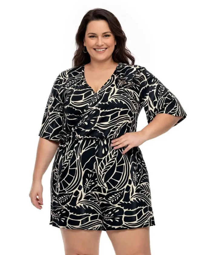 Macacão Plus Size Viscose