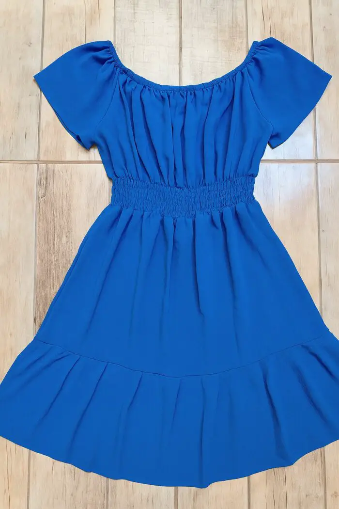 Vestido Plus Size Azul