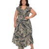 Vestido Plus Size Midi Floral