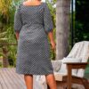 Vestido Plus Size Midi Poá