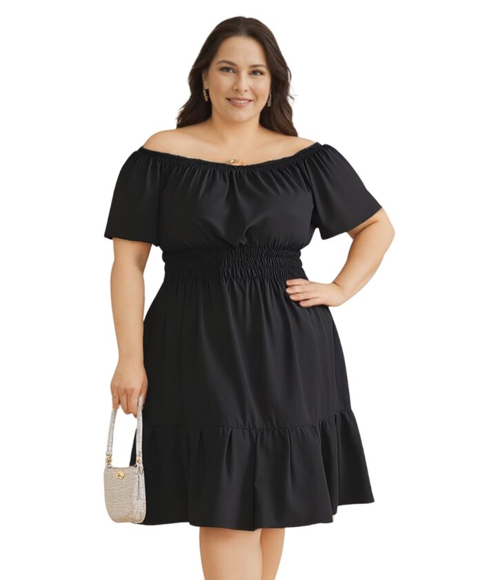Vestido Plus Size Preto