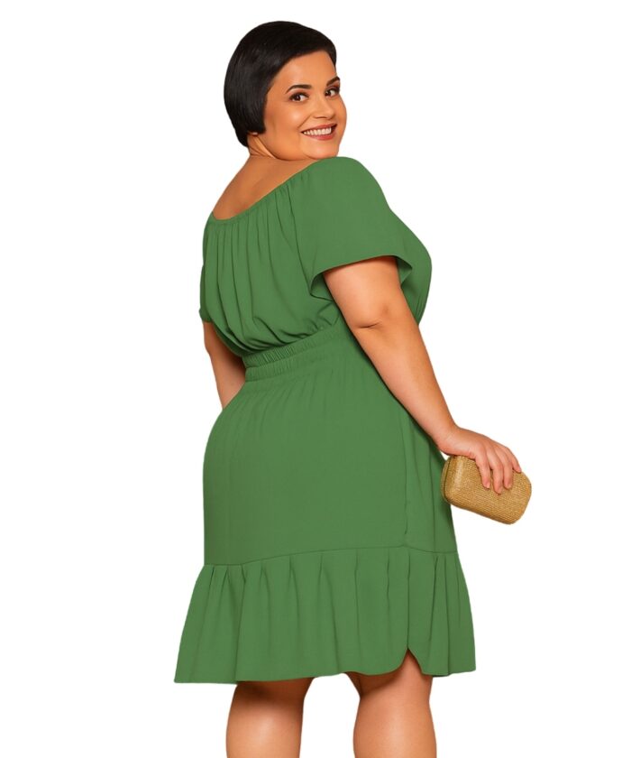 Vestido Plus Size Verde