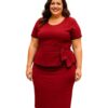 Vestido Social Feminino Vermelho