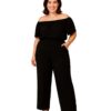 Macacão Plus Size Elegante Preto