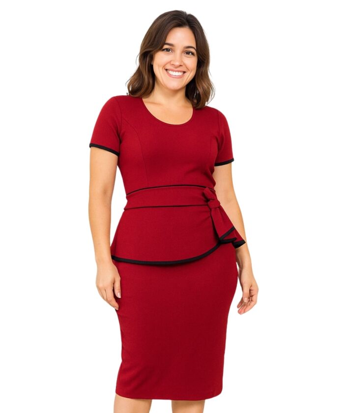 Vestido Social Feminino Vermelho