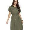 Vestido Midi Soltinho Com Martingale