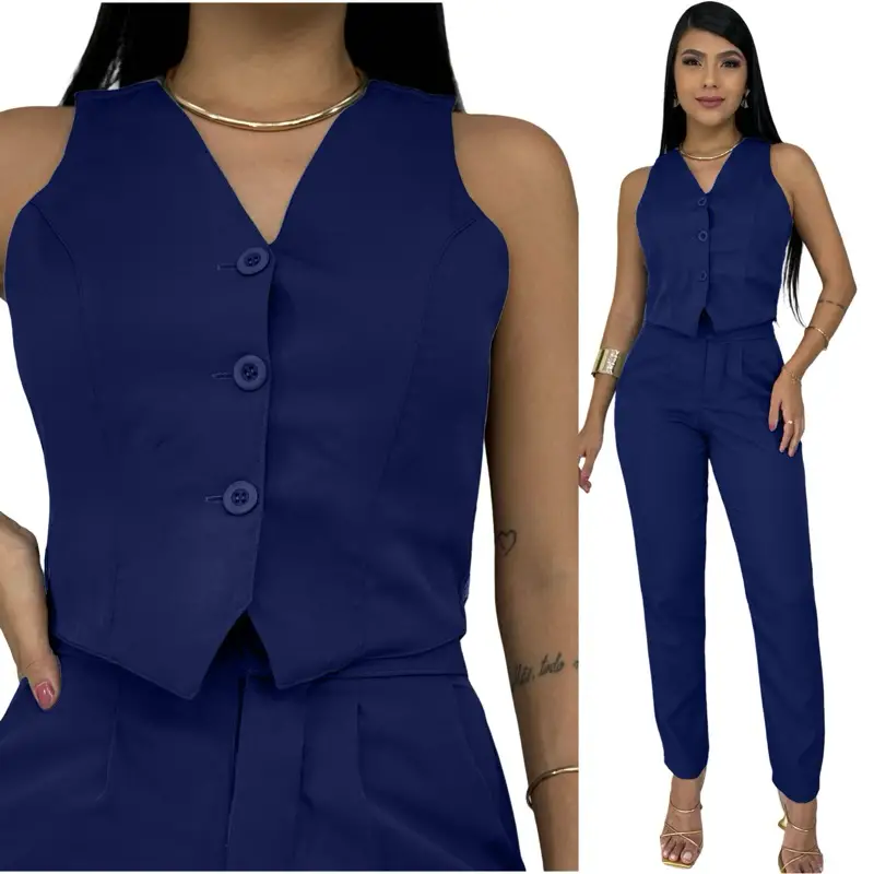 Conjunto Feminino com Colete