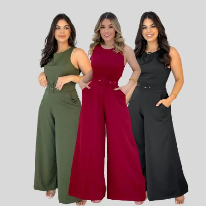 Macacão Feminino Pantalona