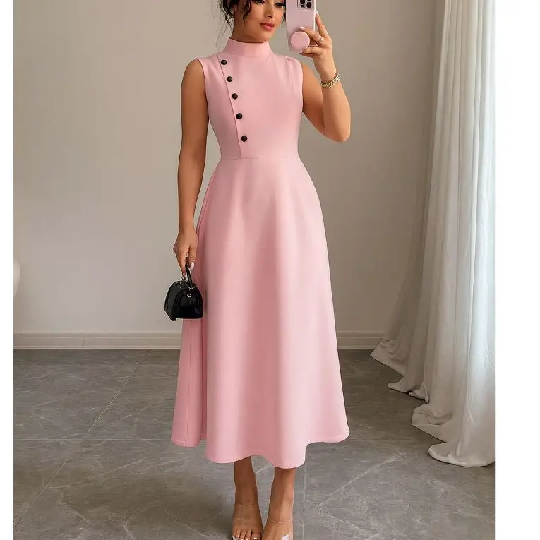 Vestido Feminino Midi Alfaiataria