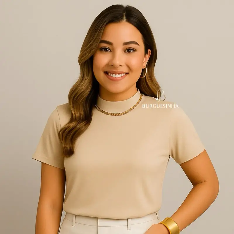 T-Shirt Gola Alta Bege