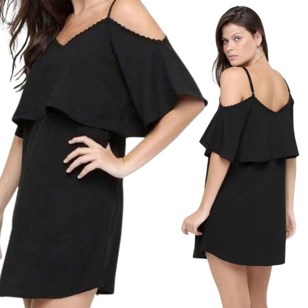 Vestido Curto Feminino Ciganinha Mini Ombro Vazado