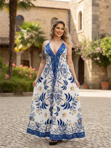 Vestido Indiano Costas Nuas