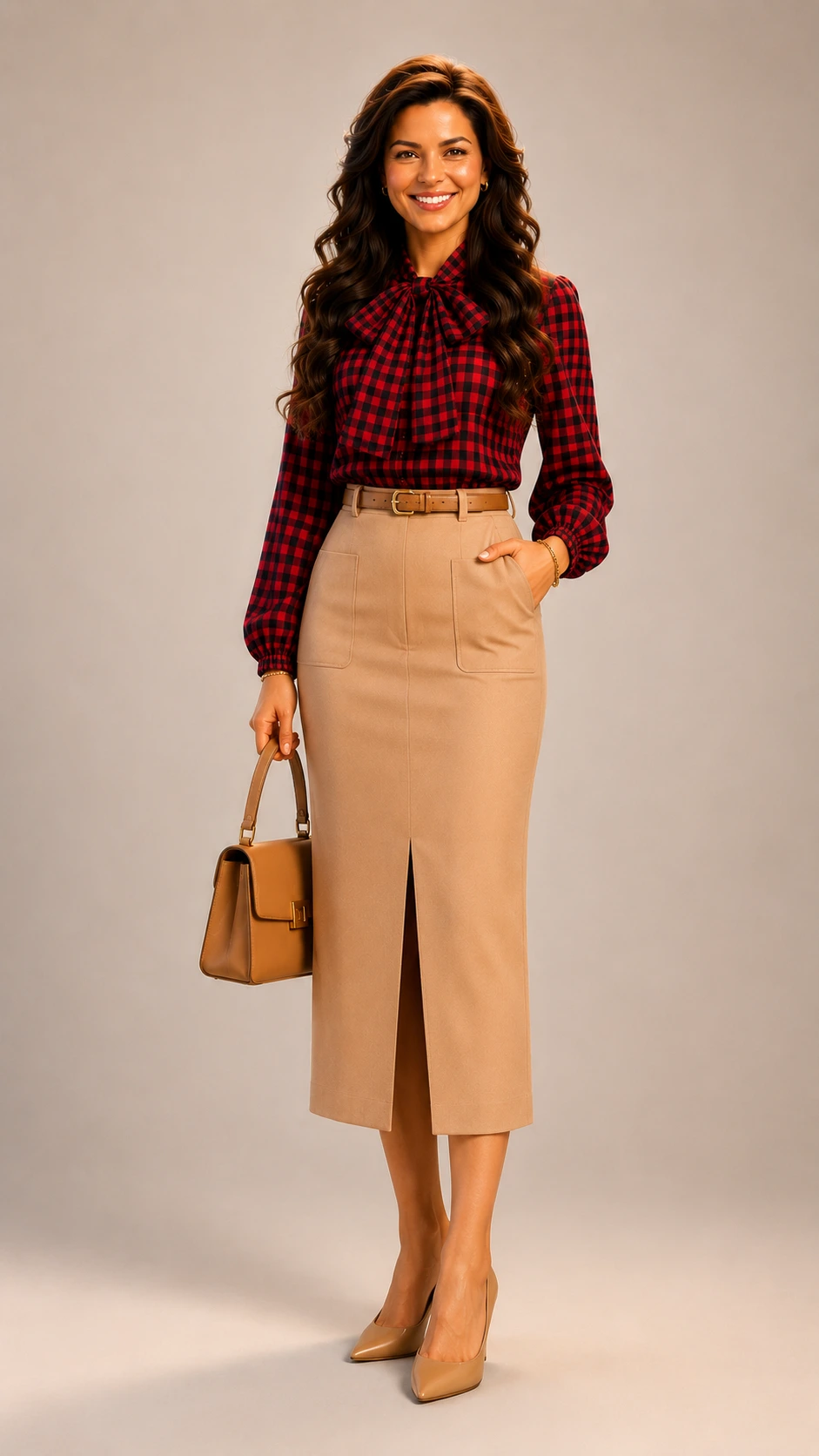 Blusa Feminina Xadrez